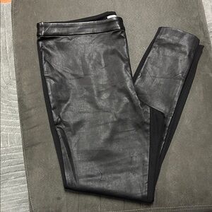 Halogen Black Faux Leather Pants
